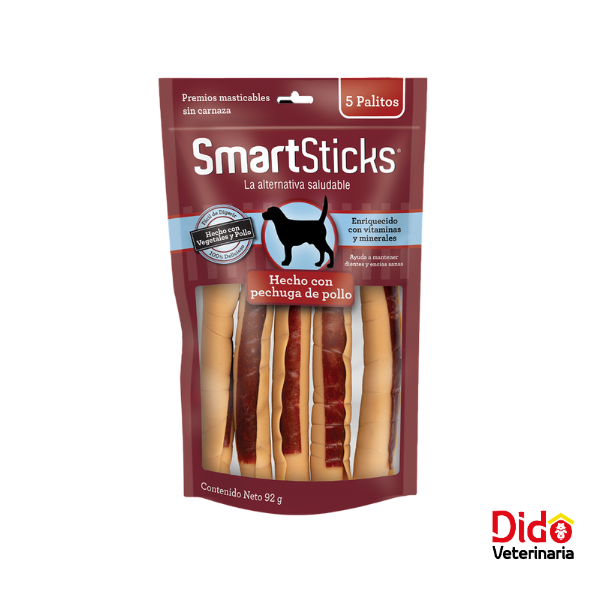 21391-SAMRTSTICKS POLLO X5UND DOG